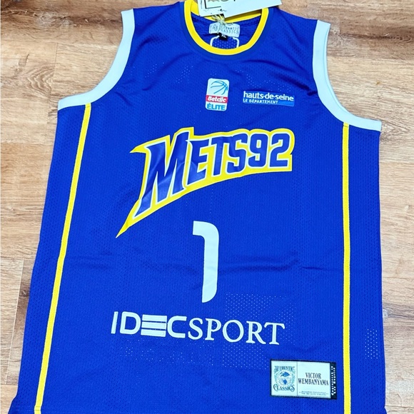 Unk Other - Victor Wembanyama France MET92 Team Stitched Jersey
